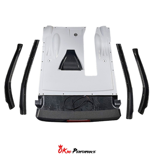 Top Secret Rear Diffuser TopSecret-Style Partial Carbon Fiber Rear Diffuser For Nissan R35 GTR ...