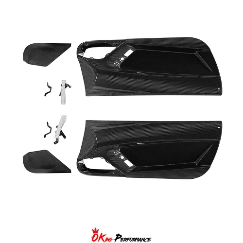 SVJ Style Dry Carbon Fiber Inner Door Panels For Lamborghini